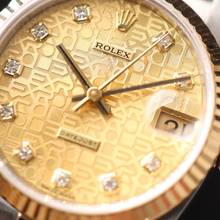 Thumbnail von Rolex Datejust 31 31MM Steel Gold Jubilee Fluted Diamond Logo Dial </h1>