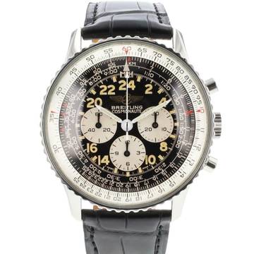  Breitling Navitimer Cosmonaute Steel Black Dial  
