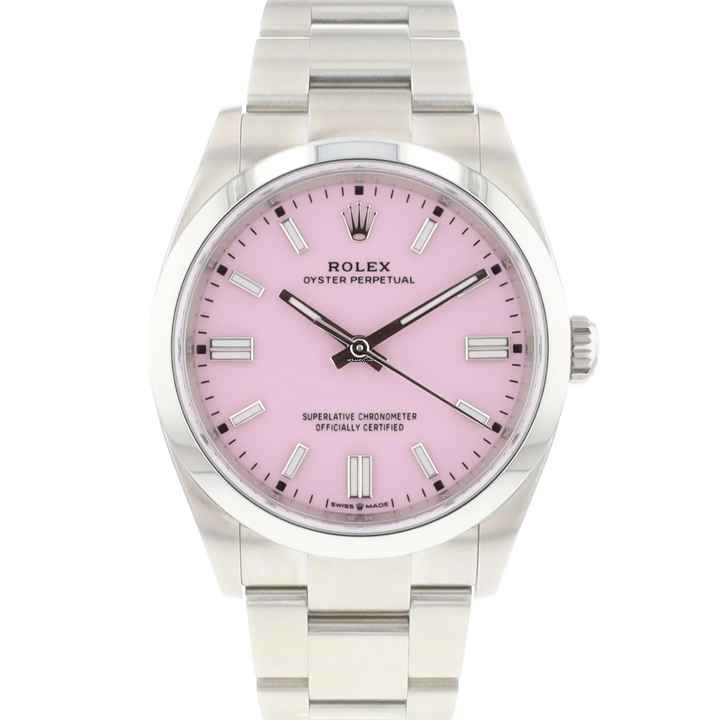  Rolex Oyster Perpetual 36 Candy Pink Dial NEW 2024 </h1> 