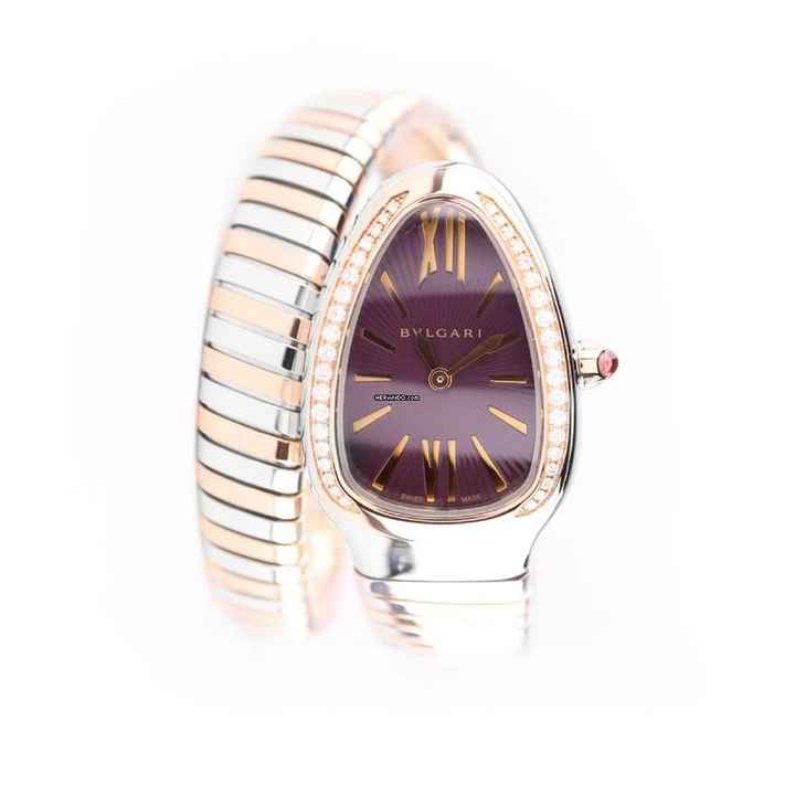  Bulgari Serpenti Serpenti Tubogas 35MM Diamonds </h1> 