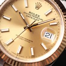 Thumbnail von Rolex Datejust 41 Steel Gold Fluted Oyster Champagne Dial </h1>