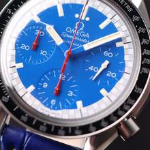 Thumbnail von Omega Speedmaster Reduced Blue Dial </h1>