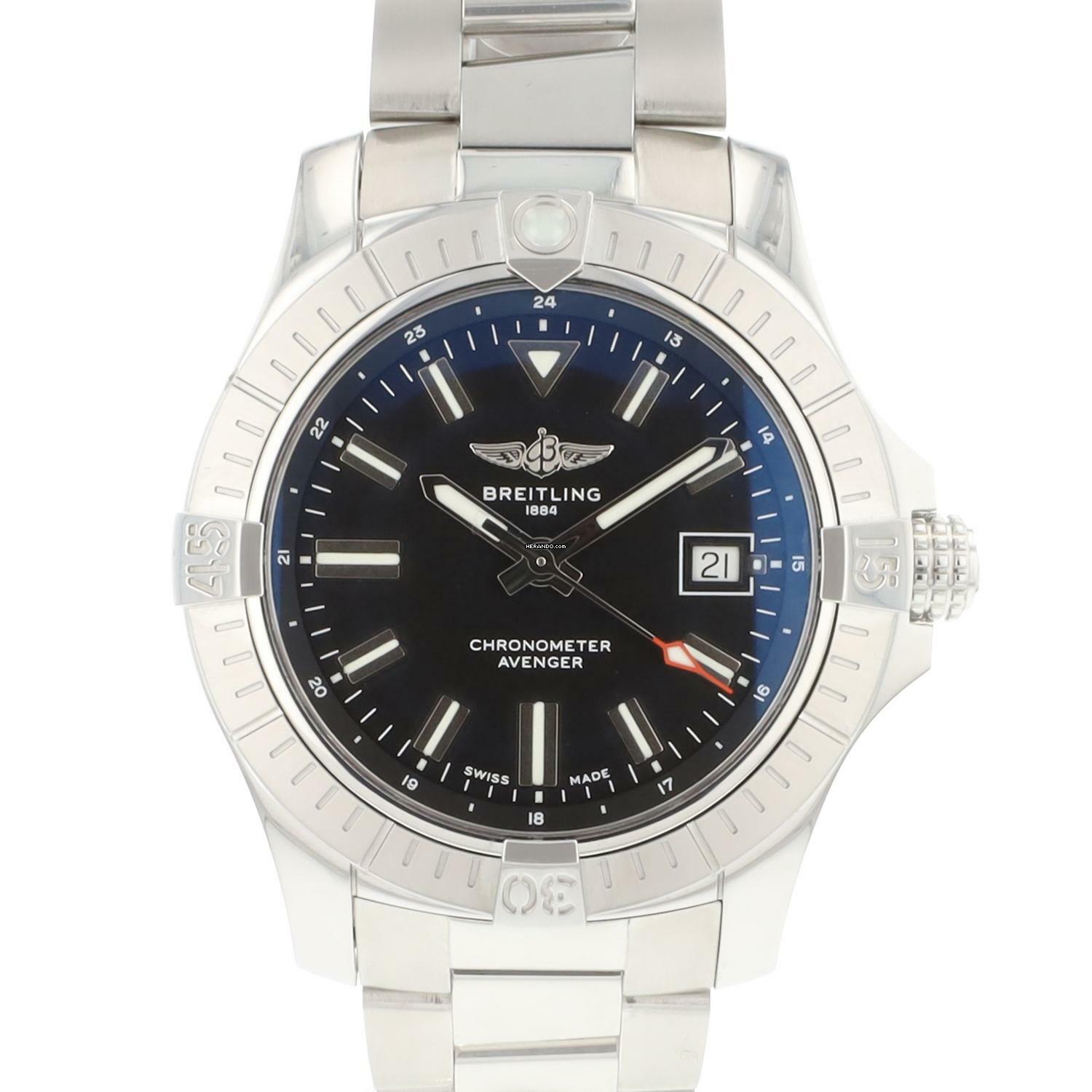 Breitling Avenger II Steel Black 43MM </h1>