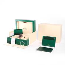 Thumbnail von Rolex Day-Date 40 40mm Everose Gold Chocolate Baguette Diamond Dial Service '25 </h1>