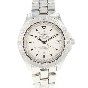  Breitling Colt Automatic 38 Automatic Steel Silver Dial </h1> 