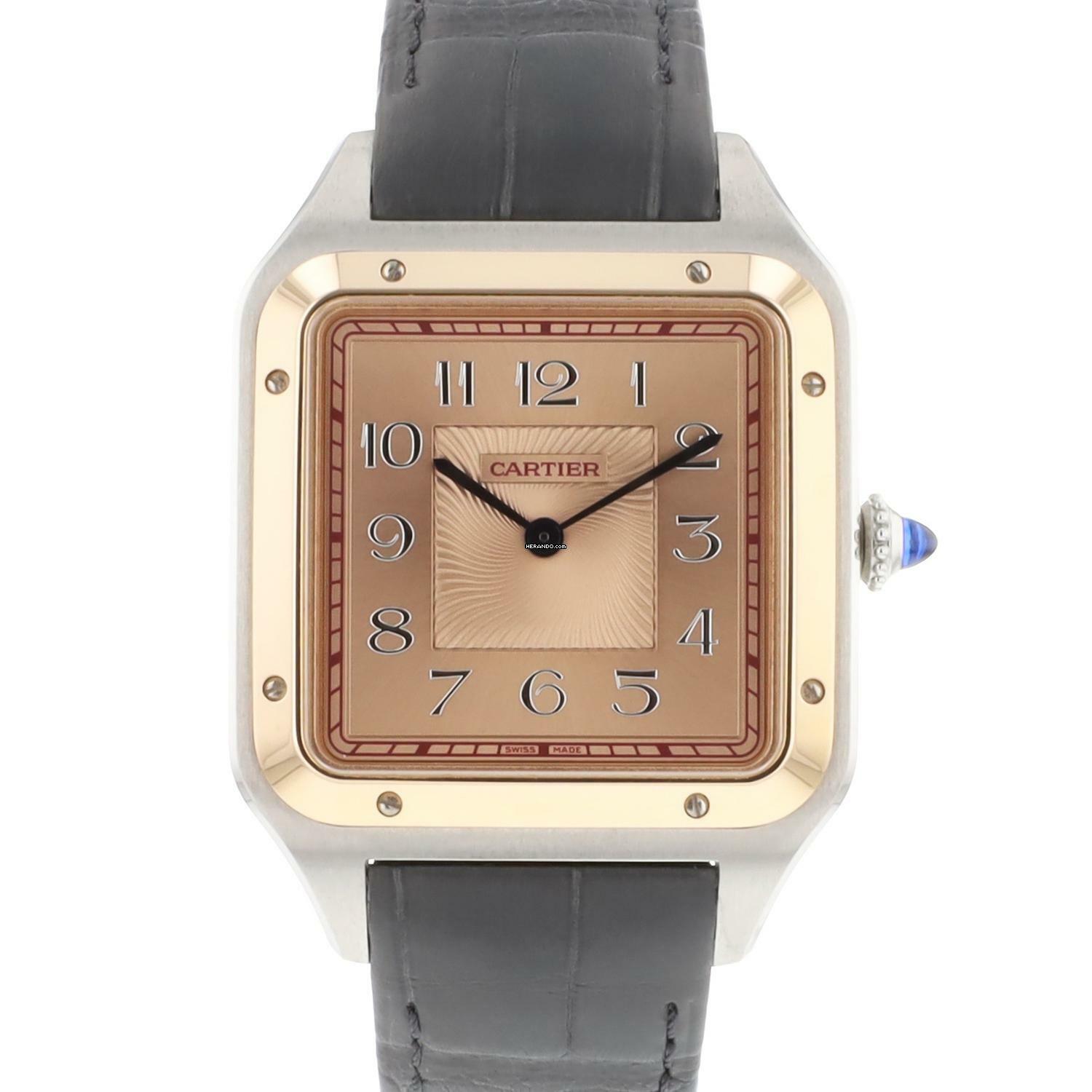 Cartier Santos Dumont XL Rose/Gold Salmon Dial Limited Edition </h1>