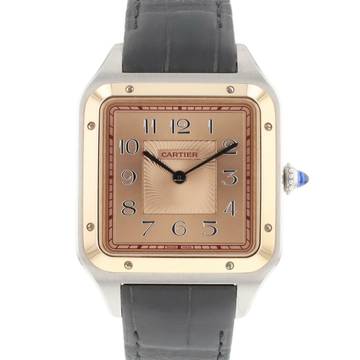  Cartier Santos Dumont XL Rose/Gold Salmon Dial Limited Edition </h1> 
