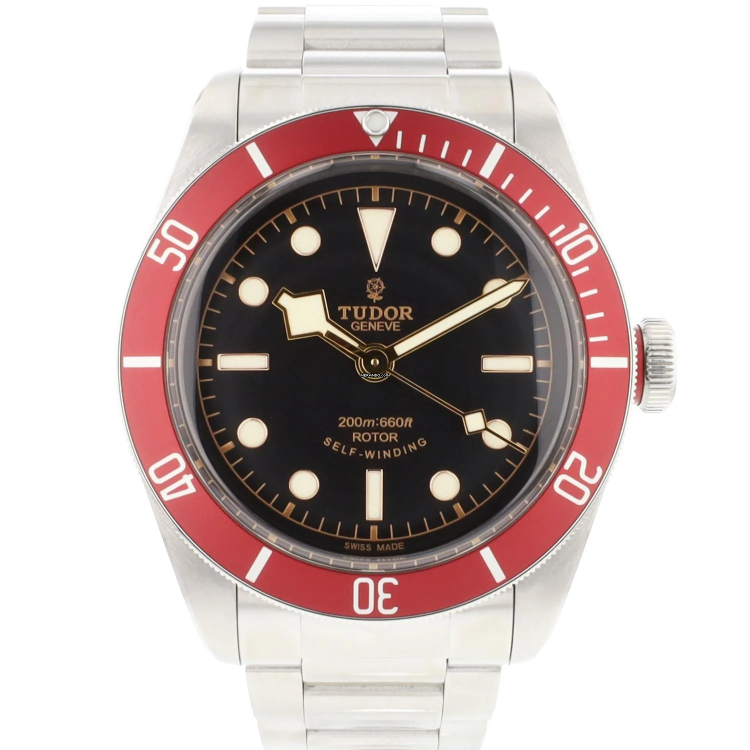 Tudor Black Bay Heritage Burgundy Smiley </h1>