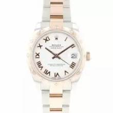 Thumbnail von Rolex Datejust 31 Steel Everosegold White Roman Dial Diamonds </h1>