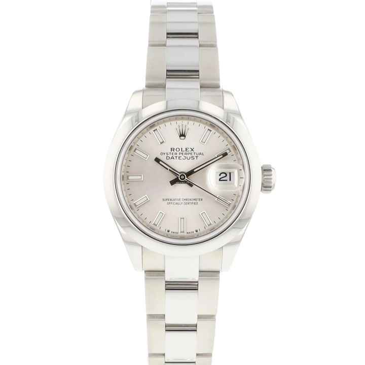  Rolex Lady-Datejust 28 Steel Oyster Silver Dial </h1> 