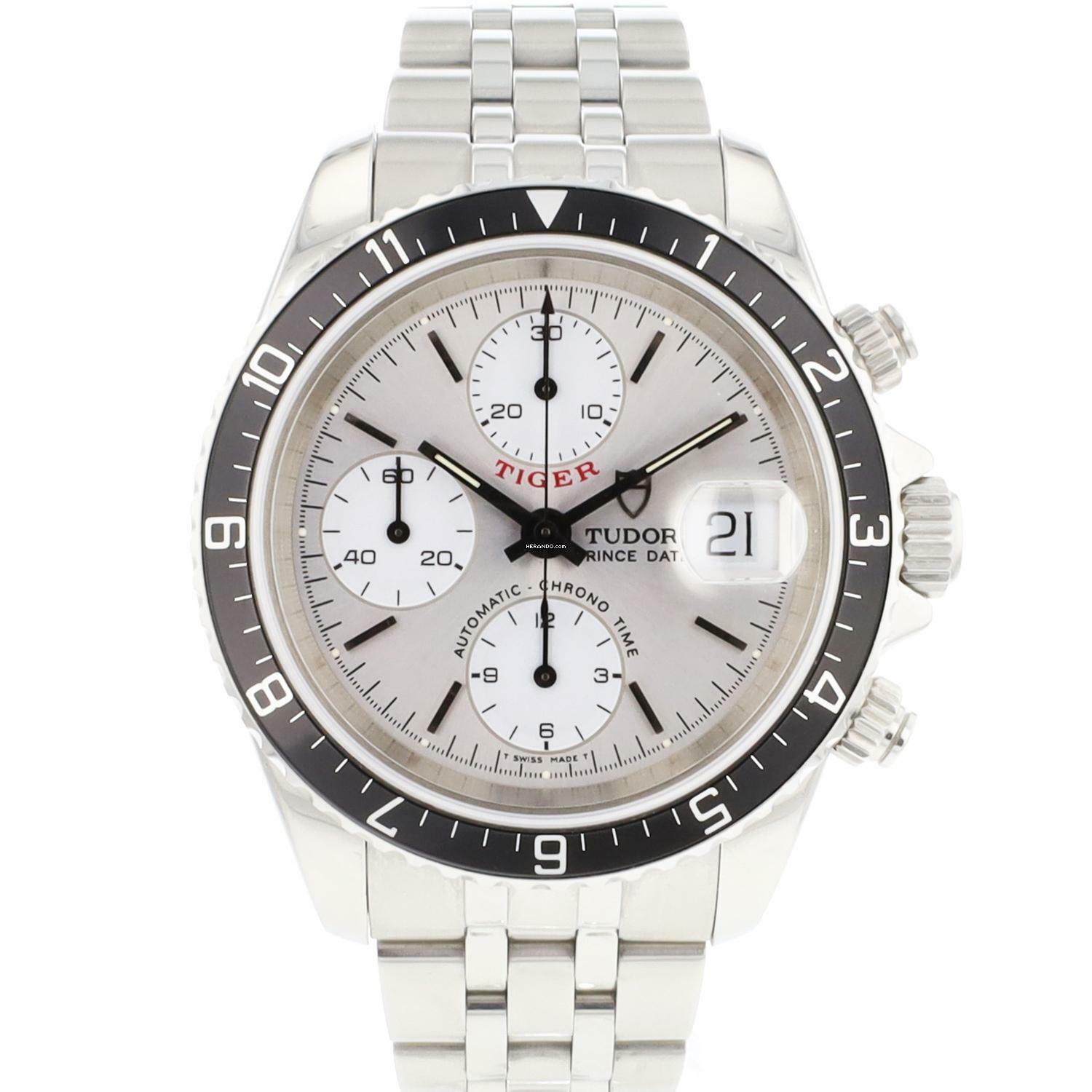 Tudor Prince Date Chronograph Silver Dial </h1>