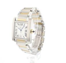 Thumbnail von Cartier Tank Française GM Automatic Steel/Gold </h1>