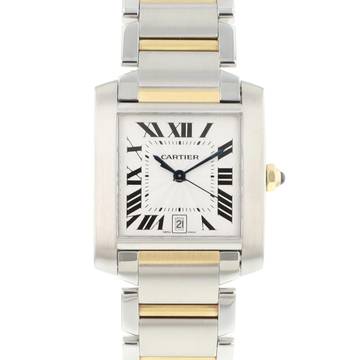  Cartier Tank Française GM Automatic Steel/Gold </h1> 