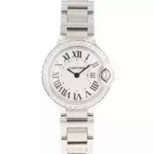 Thumbnail von Cartier Ballon Bleu 28mm Steel Diamonds </h1>