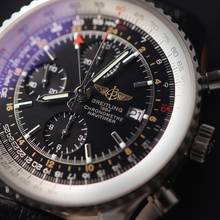 Thumbnail von Breitling Navitimer World GMT Chronograph Black Dial </h1>