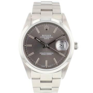  Rolex Oyster Perpetual Date 34 Rodium Dial </h1> 