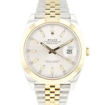  Rolex Datejust 41 Gold Steel Jubilee SIlver Dial </h1> 