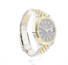Thumbnail von Rolex Datejust 41 Steel Gold Jubilee Fluted Black Dial </h1>