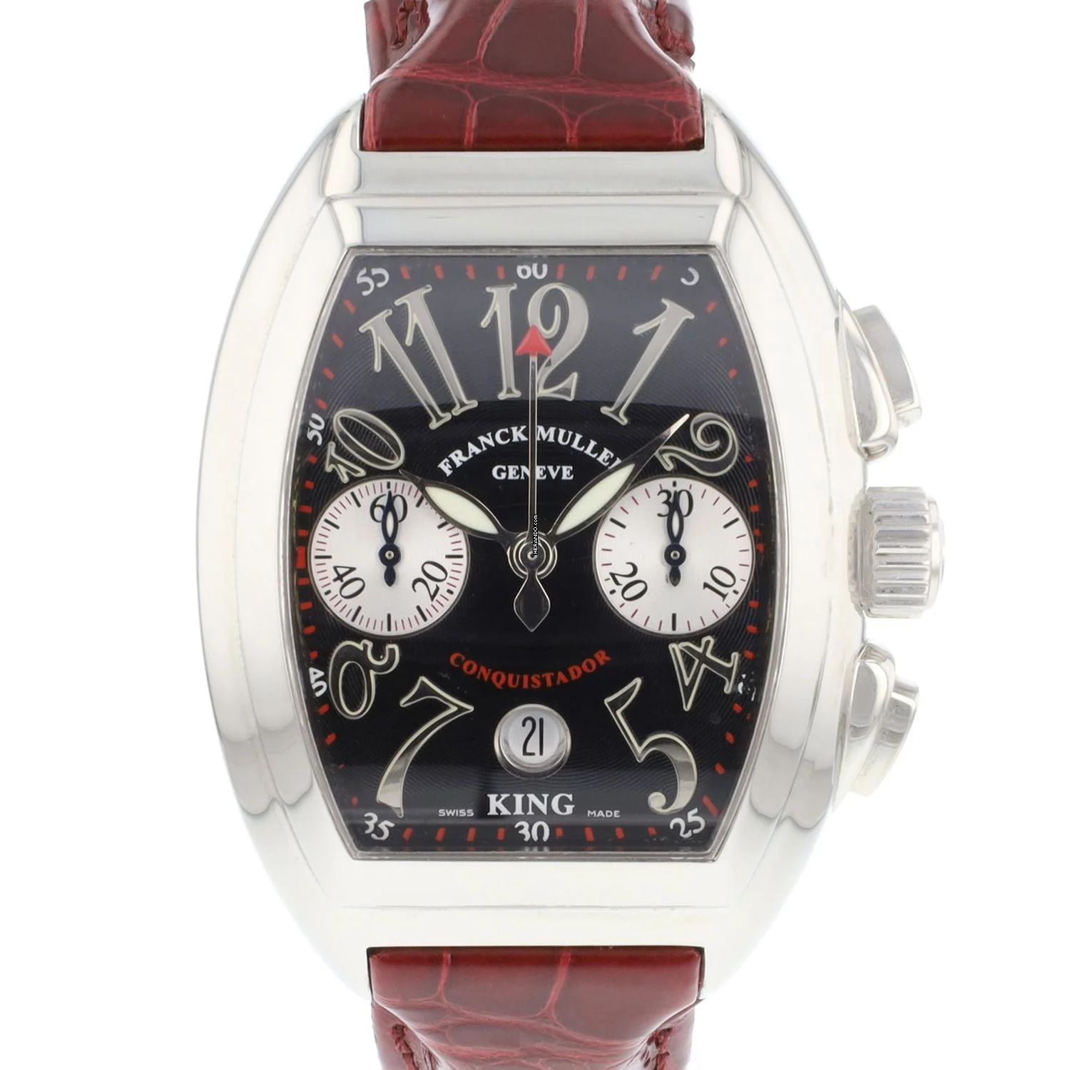  Franck Muller Conquistador Steel Black Dial </h1> 