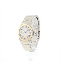 Thumbnail von Cartier Santos Ronde Steel Gold </h1>