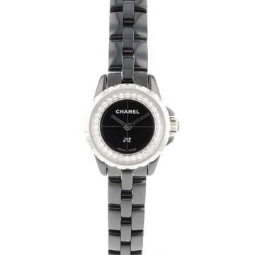  Chanel J12 J12-XS Black Ceramic Diamonds NEW </h1> 