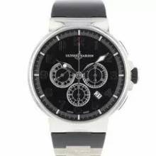Thumbnail von Ulysse Nardin Marine Chronograph Steel Black Dial </h1>