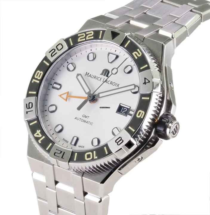  Maurice Lacroix AIKON GMT 43mm Herren Uhr Automatik 