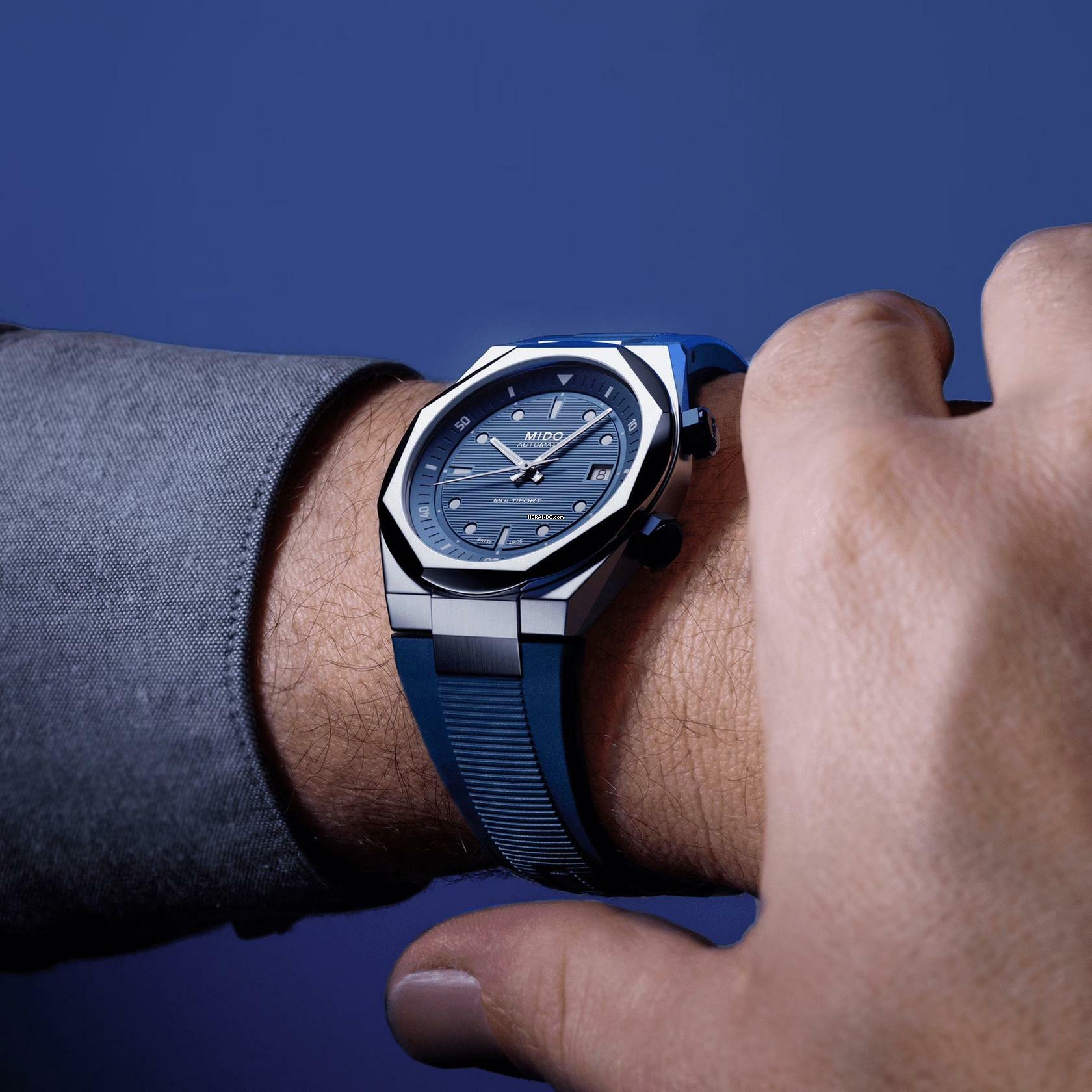 Thumbnail von Mido Multifort 8 Two Crowns Blue