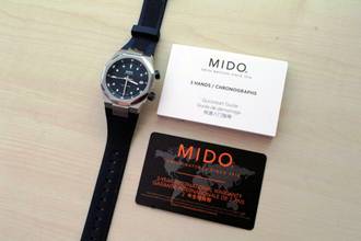 Thumbnail von Mido Multifort 8 Two Crowns Blue NEW FULL SET