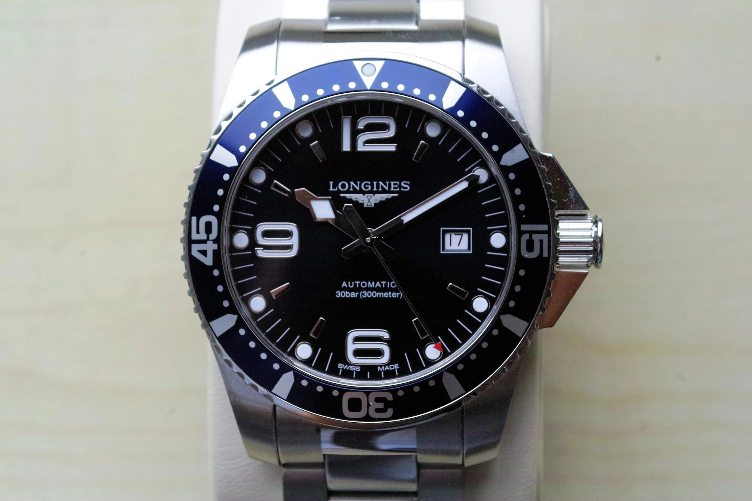 Longines HydroConquest Automatic Blue 44mm NEW FULL SET