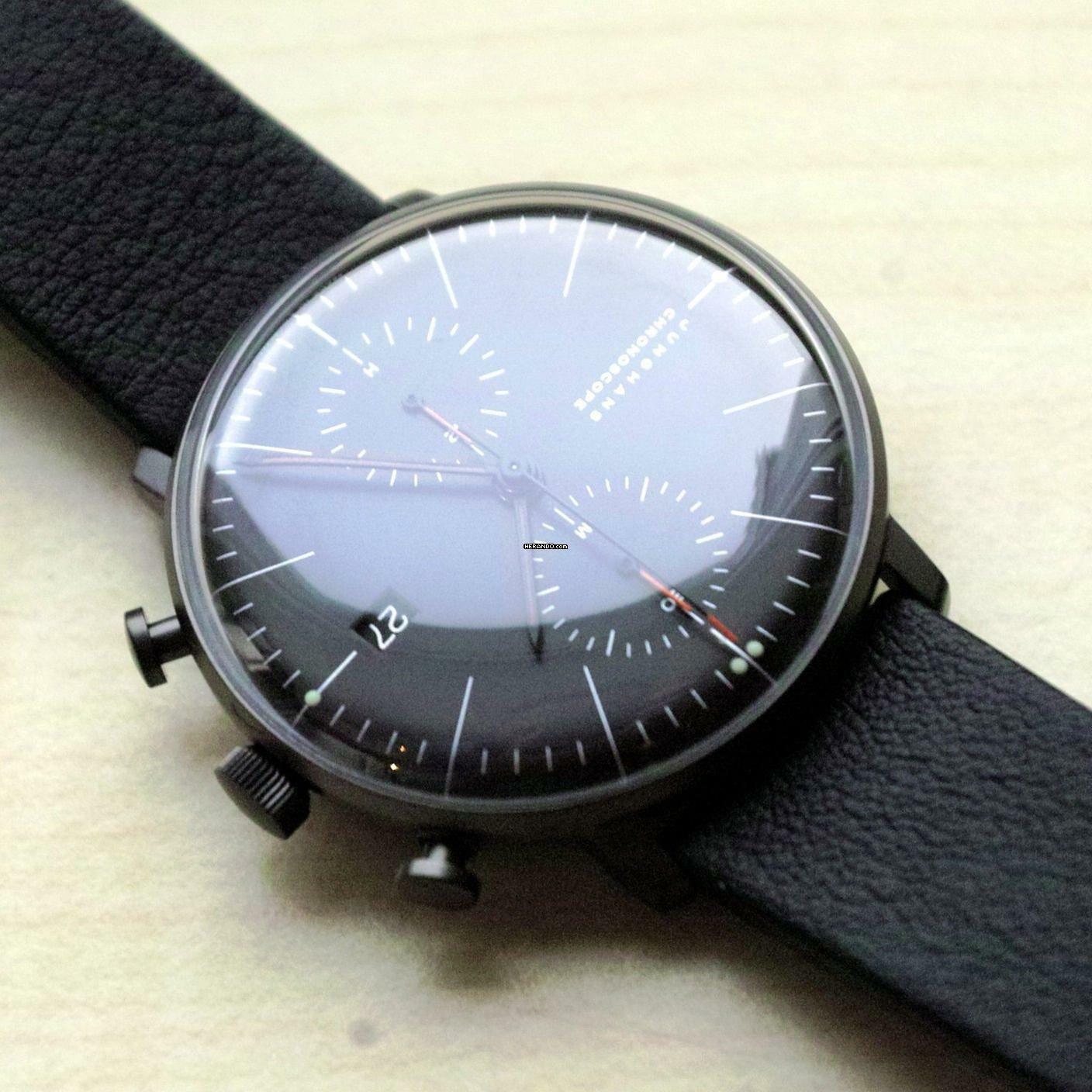 Thumbnail von Junghans max bill Chronoscope Bauhaus black FULL SET