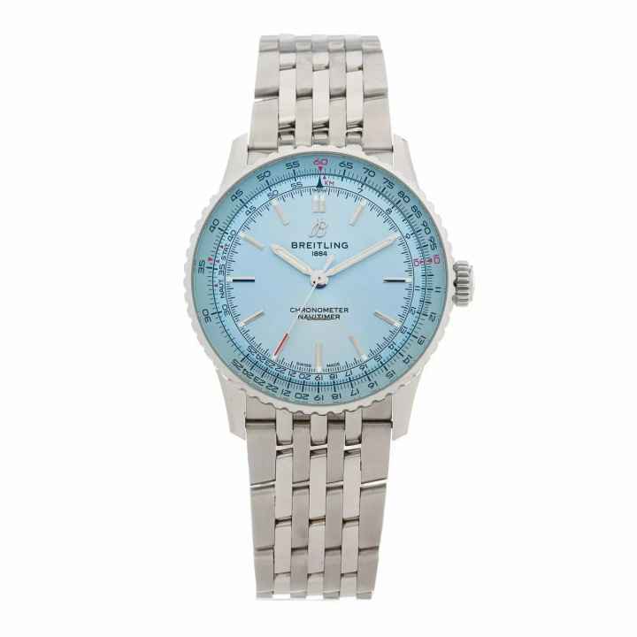  Breitling Navitimer Automatic 41 Blue NEW FULL SET 