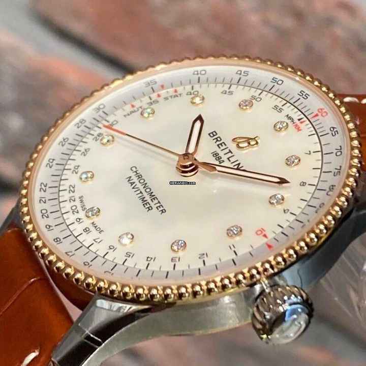  Breitling Navitimer Automatic 36 NEW FULL SET 