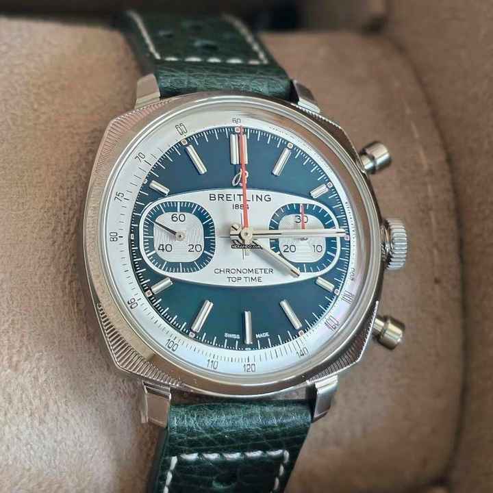  Breitling Top Time B01 Racing Green NEW FULL SET 