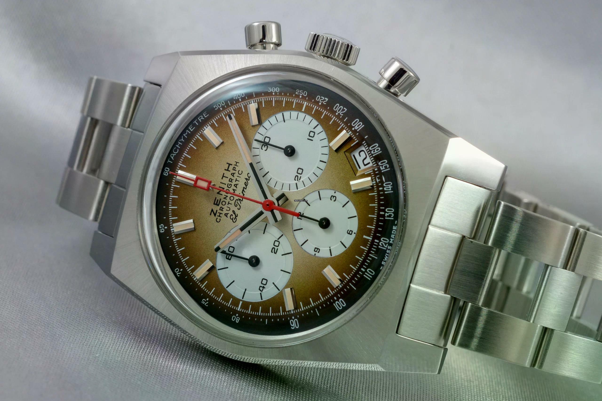  Zenith El Primero Chronomaster Revival El Primero A385 NEW FULL SET 