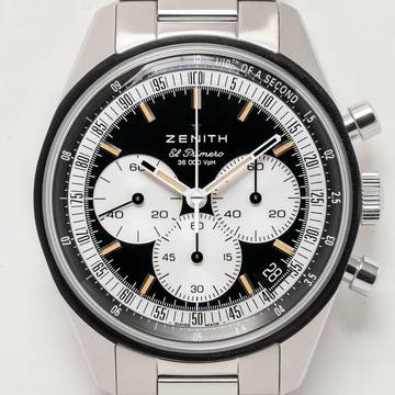  Zenith Chronomaster Original Chronograph Black NEW FULL SET 