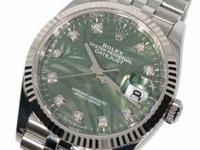 Thumbnail von Rolex Datejust 36 + Diamond Palm Dial + Like New + </h1>