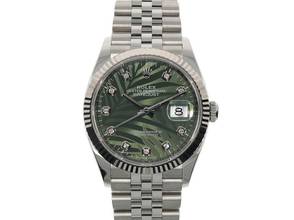 Thumbnail von Rolex Datejust 36 + Diamond Palm Dial + Like New + </h1>