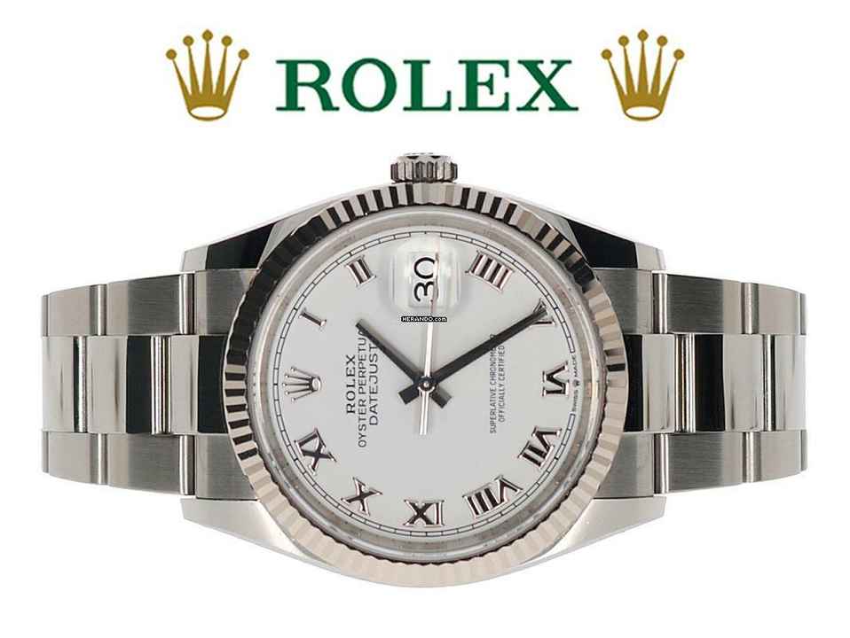  Rolex Datejust 36 36mm Stahl / Weißgold 2021 </h1> 