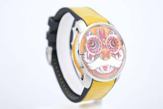 Thumbnail von Lucky Harvey Yellow Lion Dance - Unworn - Box+Papers - Moving Eyes - 24 Months Warranty Yellow Lion 2025