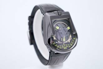 Thumbnail von Urwerk UR-202 Black Platinum - Twin Turbine - Hammerhead - SPECIAL EDITION - With Box And Papers - UR-202 2009 </h1>