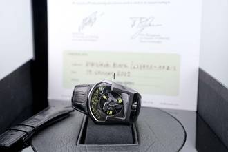 Thumbnail von Urwerk UR-202 Black Platinum - Twin Turbine - Hammerhead - SPECIAL EDITION - With Box And Papers - UR-202 2009 </h1>