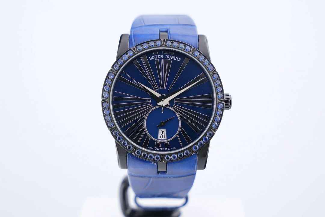  Roger Dubuis Excalibur 36 Limited Edition Blackened Titanium - Sapphire Setting - 24 Months Warranty DBEX0612  