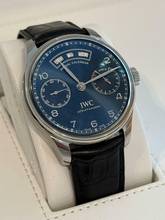 Thumbnail von IWC Portugieser Annual Calendar 503502 Annual Calendar Portugieser Stahl-BLUE Full Set sofort verfügbar </h1>