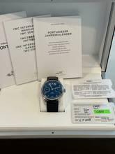 Thumbnail von IWC Portugieser Annual Calendar 503502 Annual Calendar Portugieser Stahl-BLUE Full Set sofort verfügbar </h1>