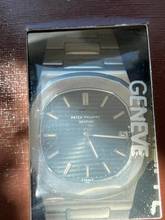 Thumbnail von Patek Philippe Nautilus 3700/11 Nautilus Sigma Blue-Green Dial Bj. 1983 Korkbox + Archive Extract-New Service