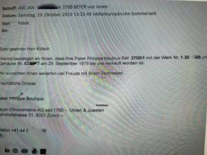 Thumbnail von Patek Philippe Nautilus 3700/1 Nautilus GÜBELIN 18k Gelbgold+ 3700/1 BEYER ST. Full Set double GENEVA Sealed </h1>