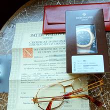 Thumbnail von Patek Philippe Nautilus 3700/1 Nautilus GÜBELIN 18k Gelbgold Erstbesitz Full Set double GENEVE Sealed </h1>