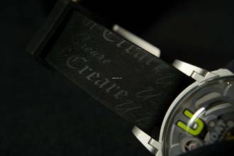 Thumbnail von U-Boat U-65 Ref 3350 44 mm Stahl Kautschuk grüne Zeiger und Ziffern