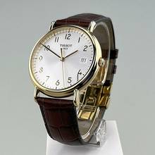 Thumbnail von TISSOT CARSON 18 K / 750 Gelbgold Lederband Faltschließe Full Set Quarz